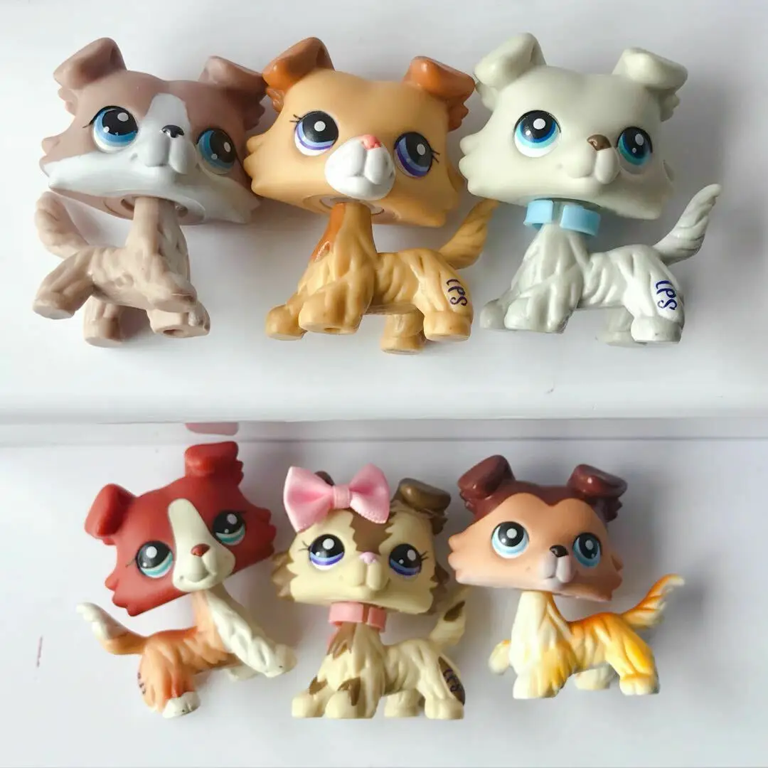 

Pet Shop Collie 1542 363 2452 58 2210 67 Girl's Puppy Dog 6PCS Littlest Accessories