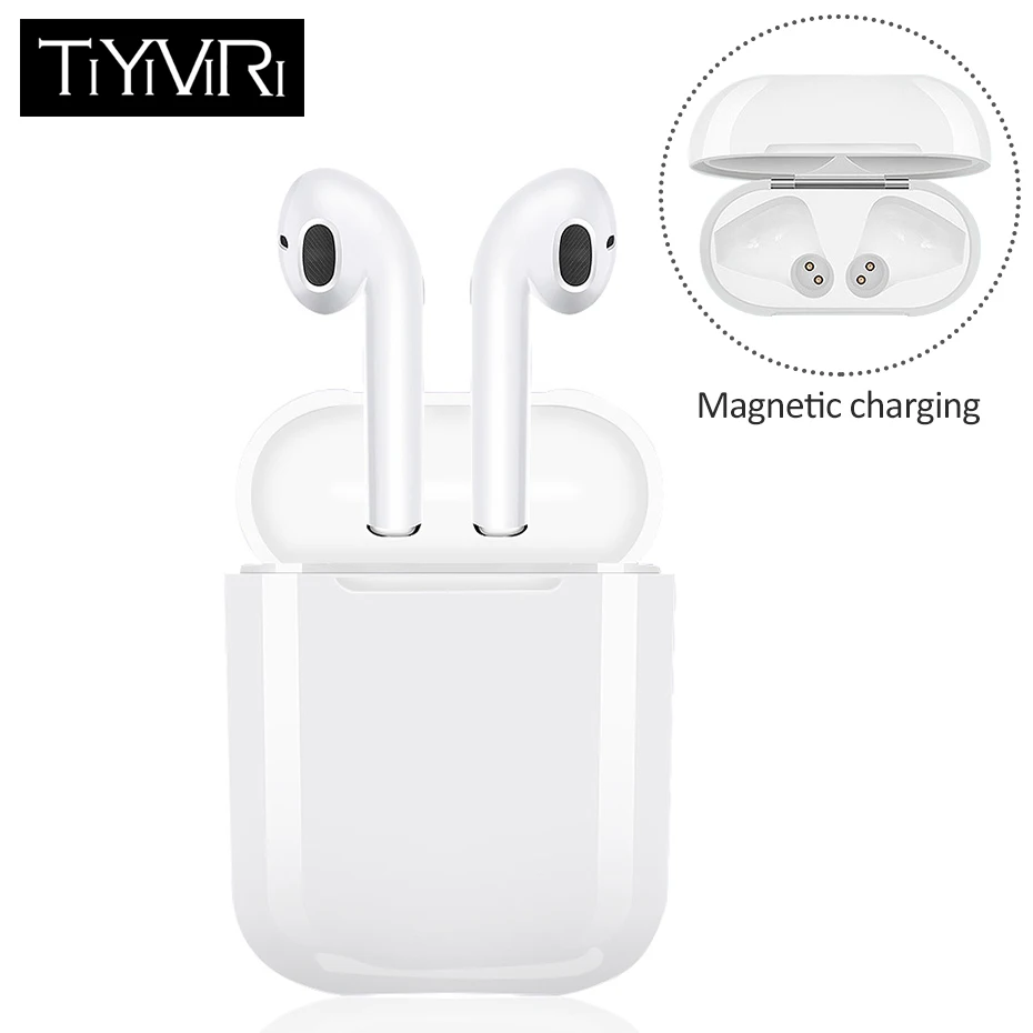 

TiYiViRi i9 TWS Wireless Headphones Bluetooth Earphone Headphone Mini Stereo Earbuds In-Ear Headset Charging Box For Air pods