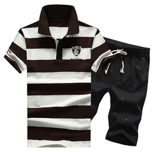 Новая модная мужская приталенная одежда в стиле хип-хоп спортивные костюмы комплект из 2 предметов для мужчин летний дизайн S984