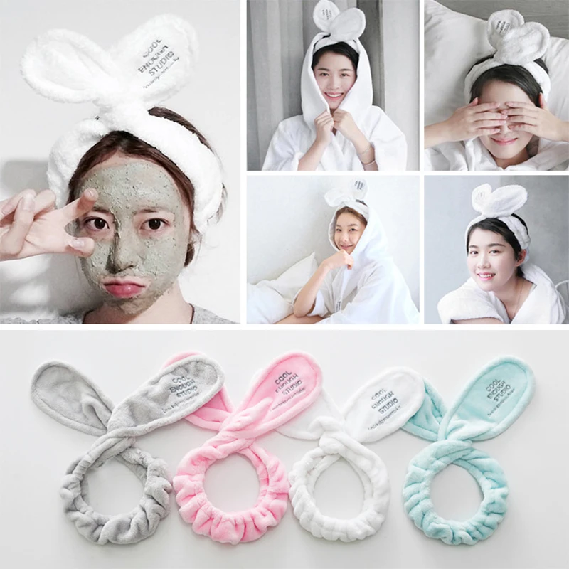 Headband Wash Face Ears Cute Big Ears Wash Headband Cute Headbands