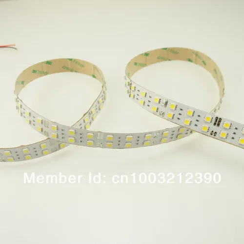 

Waterproof-IP67 One Meter DC 12V Dimmable SMD5050 Double Row Flexible LED Strips 120 LEDs Per Meter 20mm Width 1800lm Per Meter