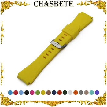 

22mm Silicone Rubber Watch Band for Zenith Paul Picot Moser Men Women Resin Strap Wrist Loop Belt Bracelet Black Brown Blue