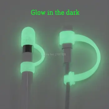 

2 Sets TPU Case Cover Sleeve Pouch Bag Holder for Apple iPad Pro Pencil Glow