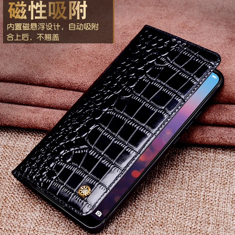 Винтажный чехол из натуральной кожи с откидной крышкой для HUAWEI P20/P20 PRO кожаный