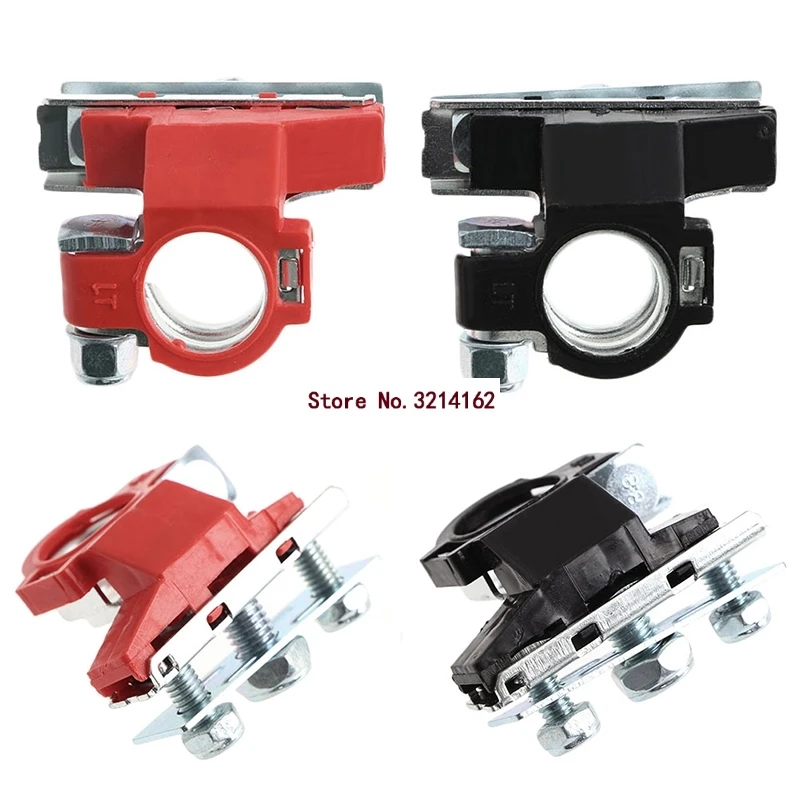 

2Pcs Leisure Battery Terminals Connectors Clamps for Car Van Caravan Motorhome 07NOV