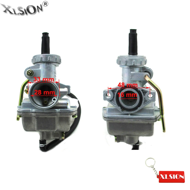 

XLSION 16mm Carb PZ16 Carburetor For 50cc 70cc 90cc 110cc ATV Quad Go Kart Pit Dirt Bike