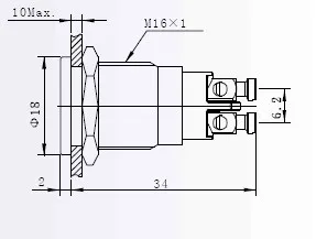 ELEWIND световой сигнал(PM16F-D/R/12 v/s