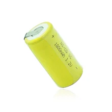 4 шт./лот Sub C SC 1,2 V 1800mAh Ni-Cd Ni Cd аккумуляторы желтые