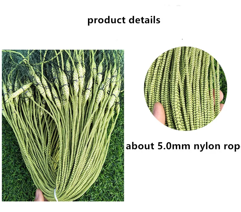 Monofilamento de Nylon Linha de Pesca Rede de Pesca Ferramenta ao ar Profundidade Comprimento m Qualidade Livre Acessórios 3.0m 50 M-100 15 Rede de pesca