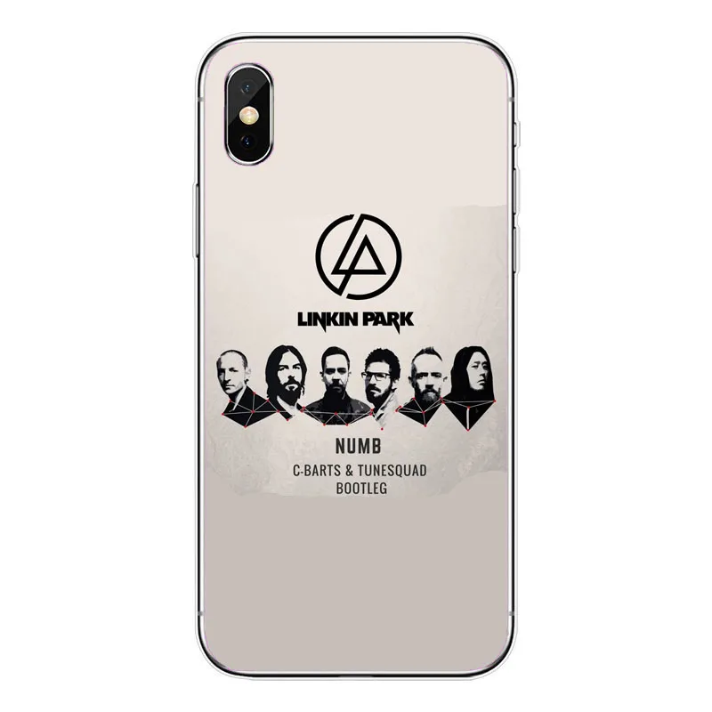 Чехол для iphone 5 4 6 7 8 Plus X Ultra Fino Linkin Park Честера БЕННИНГТОНА Мягкий ТПУ чехол для телефона - Цвет: TPU