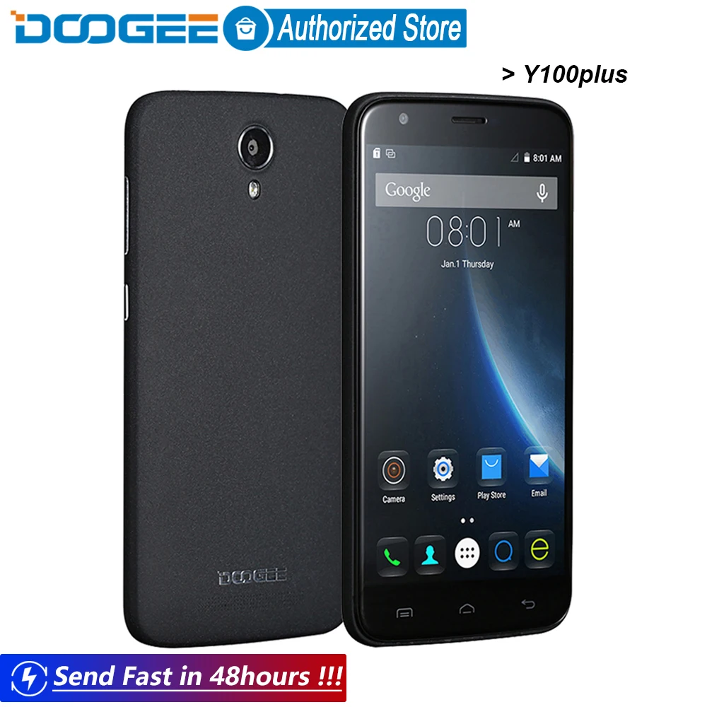 Doogee Y100 plus mobile phones 5 5Inch HD 2GB RAM 16GB ROM Android5 1 Dual SIM