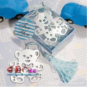 

PASAYIONE Bear Shaped Bookmarks Wedding Party Favors Kids Baby Shower Regalos De Boda Paralos Invitados Wedding Favors And Gift