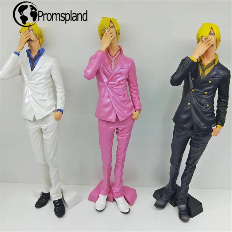 

3 Colors Sanji Figures One Piece Action Figure Toys For Kids PVC White Black Pink Figuras Collections Toy With Retail Box 18cm