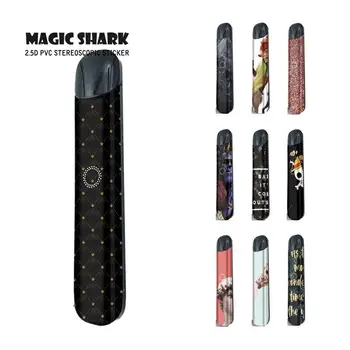 

Magic Shark Rose Gold Bling One Piece Defensive Crazy Animal City Wrap Film Sticker for Relx Alpha A E-Cigar