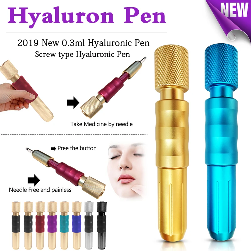 

0.3ml Hyaluronic Acid Pen High Pressure hyaluronique Gun Hyaluron pen lip dermal filler injector Anti Wrinkle Acid Serum Syringe