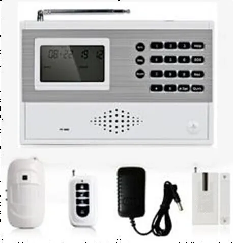 

High Quality 99 wireless defense zones LCD-based Burglar Alarm System with Networking Type PSTN Alarm System
