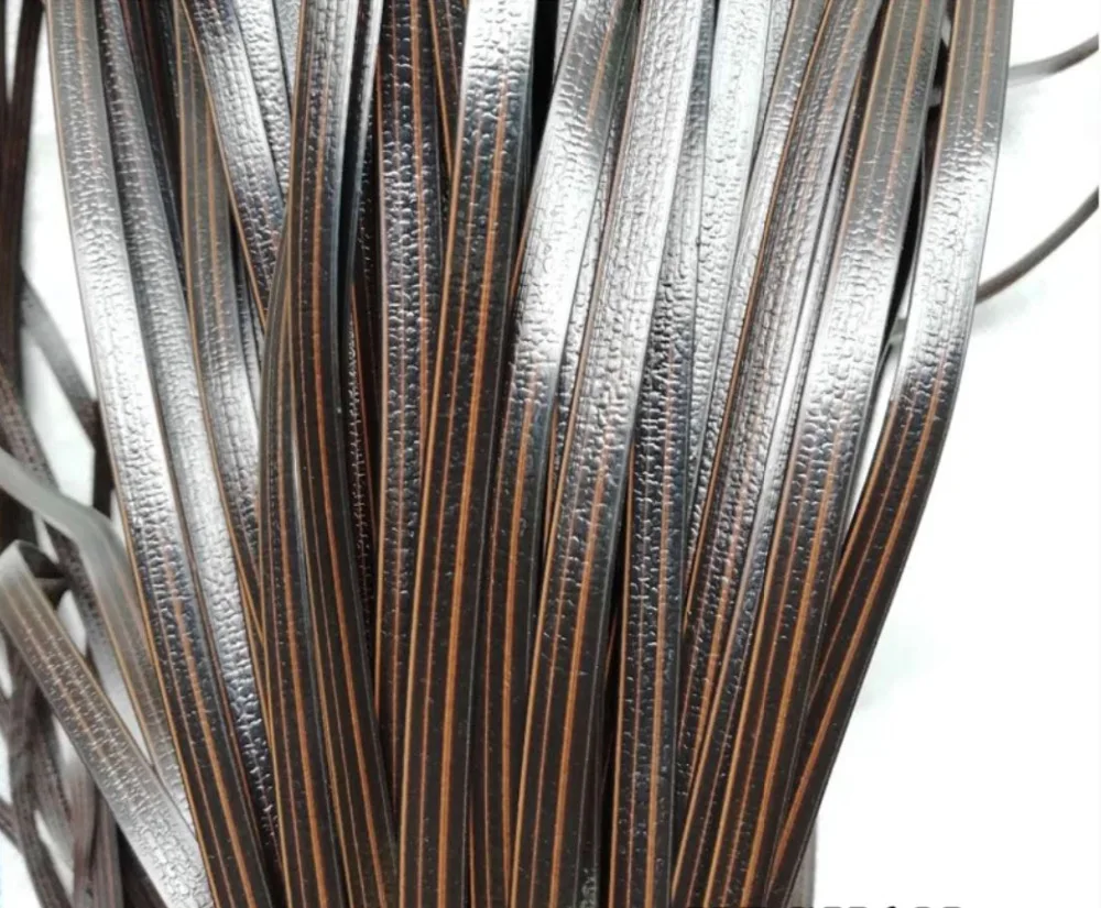 65meters Width:8mm PE Plastic Flat Rattan Weaving Material Knit Repair Chair Table Synthetic Rattan Imitation cane furniture