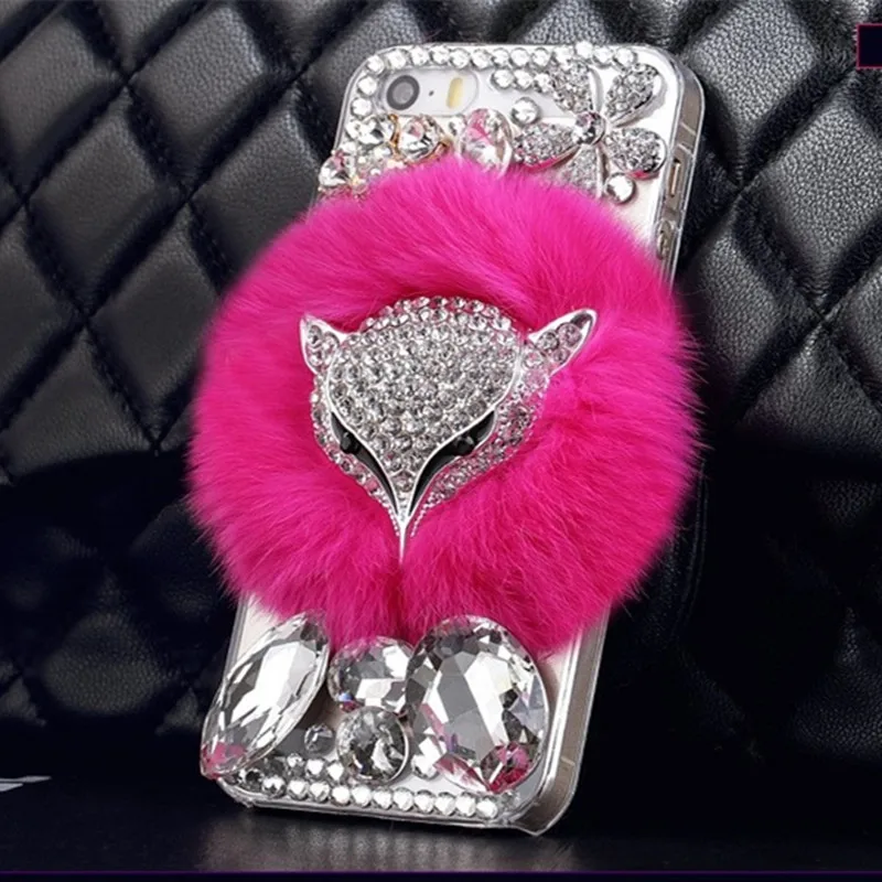 

Real Fur Rhinestone Case For Xiaomi 9 9 SE 9T Redmi K20 K20Pro Note 6 Note 6 pro Note 7 Note 7pro for Redmi 7 Mi Y3 7A Coque