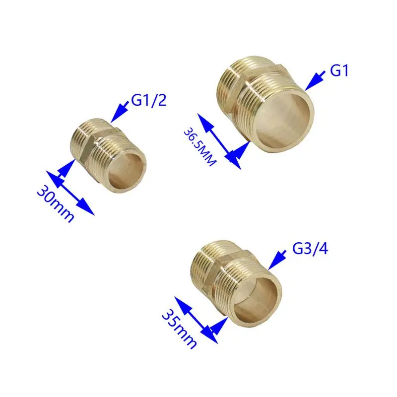 1/2 3/4 " латунные металлические резьбовые штекерные соединители G1/2 G3/4 G1 медь 2 способа ремонта резьбы соединения расширенные ремонтные соединения 1 шт