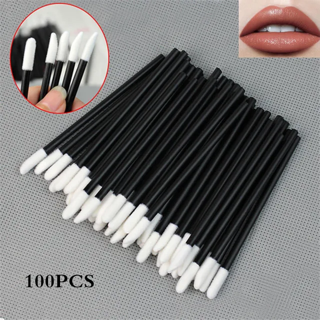 Best Offers 50/100PCS Disposable Lip Brush Soft Women Accessories Wholesale lip gloss Wands Applicator Perfect Best Make Up Cosmetic Tools Best Offers 50/100PCS Disposable Lip Brush Soft Women Accessories Wholesale lip gloss Wands Applicator Perfect Best Make Up Cosmetic Tools
