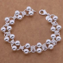 AH042 Горячая 925 браслет из стерлингового серебра, 925 стерлингового серебра ювелирные изделия все Двойные бусы/aikaizra awmajnta