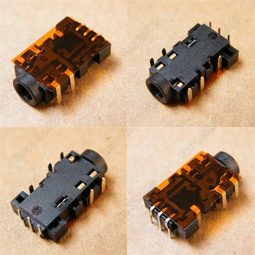 10pcs 3 5mm Audio Jack Port for Asus N45 N45SF N45SL N45VM N55SL N55SF U36JC U36S Laptop Headphone Microphone Socket Connector