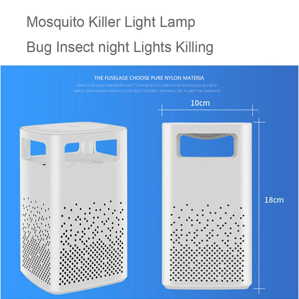 Безопасный ультрафиолетовый свет USB фотокаталитическое средство от москитов лампа немой светодиодный Жук Zapper вредитель отвергает репеллент лампа ловушка для насекомых