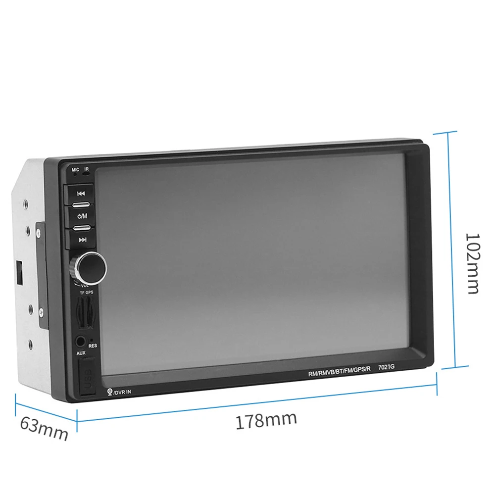 Bluetooth 7 дюймов HD 2Din сенсорный в тире Автомобильный MP5 плеер USB TF AUX GPS стерео радио с