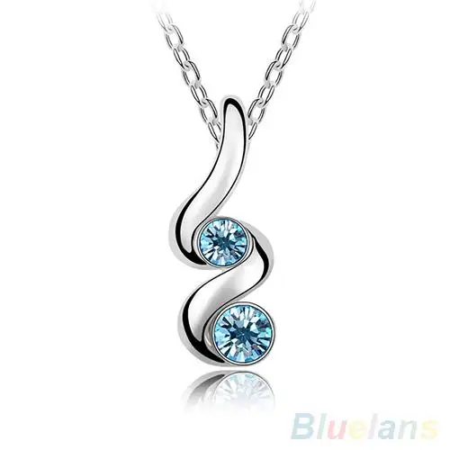 Women s Wedding Party Crystal Alloy Drop Pendant Necklace Earrings Jewelry Set fashion Women s Wedding Party Crystal Alloy Drop Pendant Necklace Earrings Jewelry Set fashion