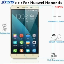 10 предметов в партии закаленное Стекло для Huawei Honor 4x Honor 4x che-tl00 che2 Экран защитный 5.5 дюймов крышка смартфона закаленное случае 9 h