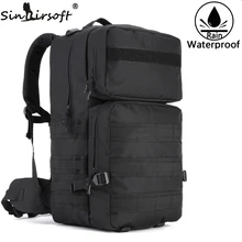 SINAIRSOFT 55L High Capacity Military Tactical Backpack Molle Mochila men’s Bags Arisoft Waterproof Rucksack Camouflage LY0071
