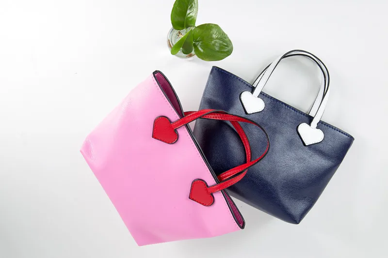 

2019 Newest Model "Love Shape School Bag" Series Haversack For Girl Kids Cute Blue denim Bag Cherry Birthday Christmas Gift Kids