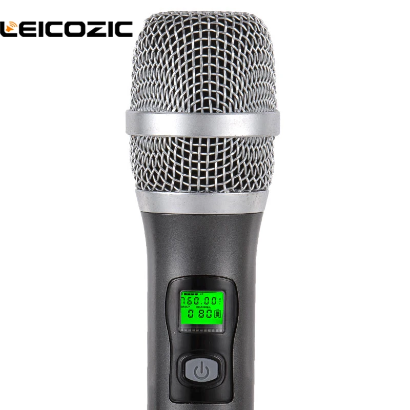 Leicozic 8 Channel Wireless Microphone Handheld