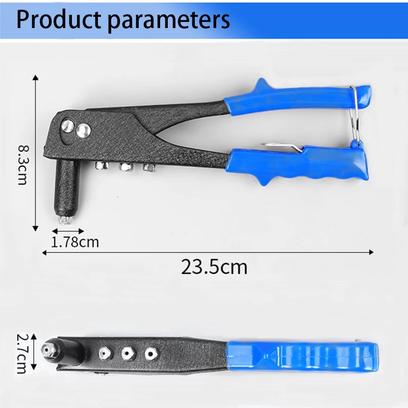 Ручная заклепка пистолет Заклепка гайка заклепка пистолет комплект глухая заклепка пистолет резьба Заклепки Набор инструментов