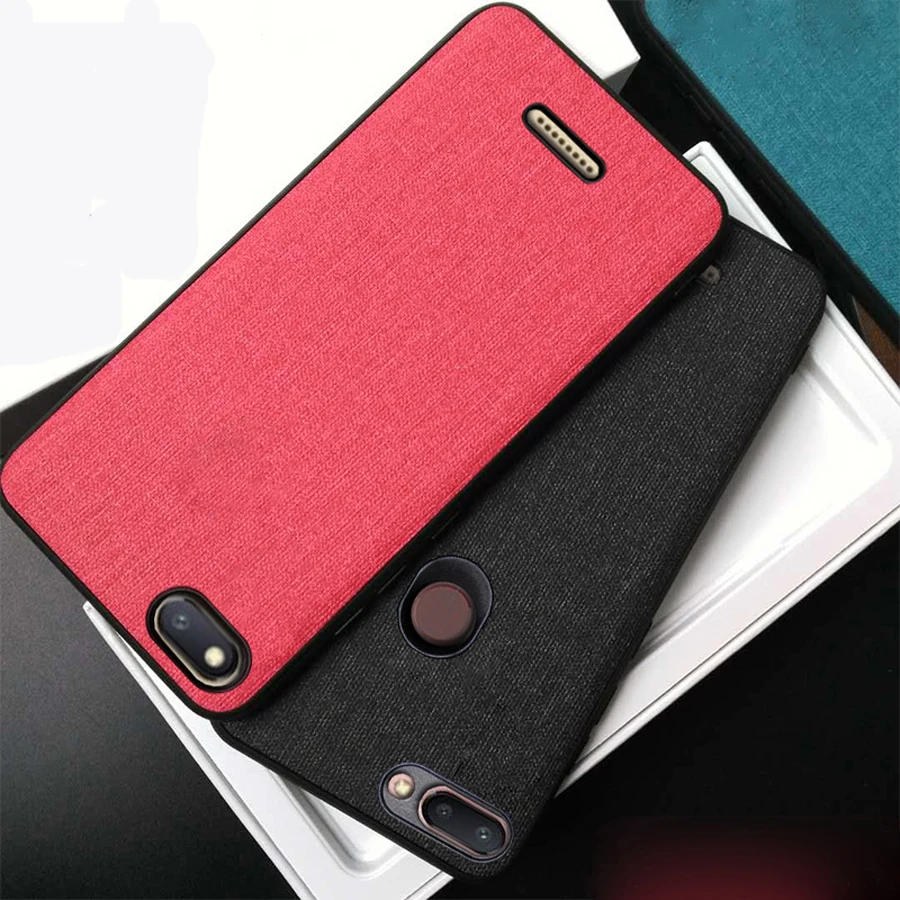 

For Xiaomi Redmi 6A Case on Redmi 6 A 6A Case 5.45 inch SLIM Fabric Skin Matte Protective Case For Xiaomi Redmi 6A 6 A Cover