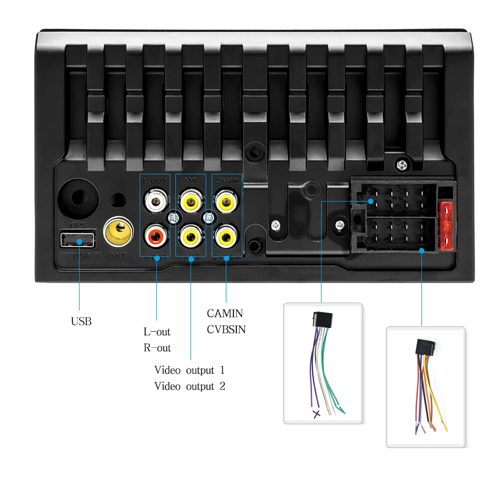 Podofo 2 din Автомагнитолы 7 "Авторадио Сенсорный экран цифровой Дисплей Bluetooth/USB/DVR/FM/Зеркало Ссылка 2din MP5 мультимедийный плеер