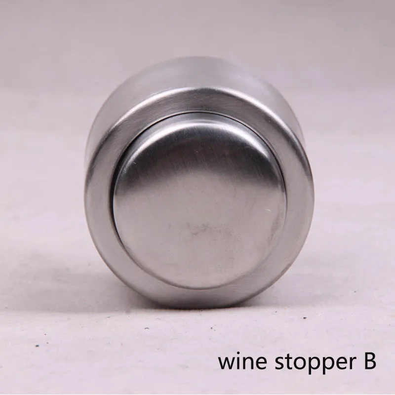 Барные инструменты для вина пробка для бутылок 1 шт. из нержавеющей стали для шампанского пробки вакуумный упаковщик хороший подарок портативный нажимной Тип - Цвет: wine stopper B