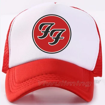 

New Summer Trucker Caps Foo Fighter Cool Summer Black Adult Cool Baseball Mesh Net Trucker Caps Hat for Men Adjustable