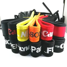 Elastica In Neoprene Della Macchina Fotografica Neck Strap per Canon Nikon Sony Pentax Fujifilm Olympus Panasonic SLR DSLR Fotocamere Mirrorless