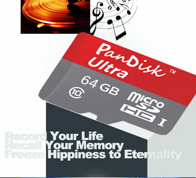 Оригинал Pandisk Карты Памяти 8 Г 16 32 64 128 Класс 10 Micro SD Card TF Карта SDHC 84 МБ/с. UHS-I карты для