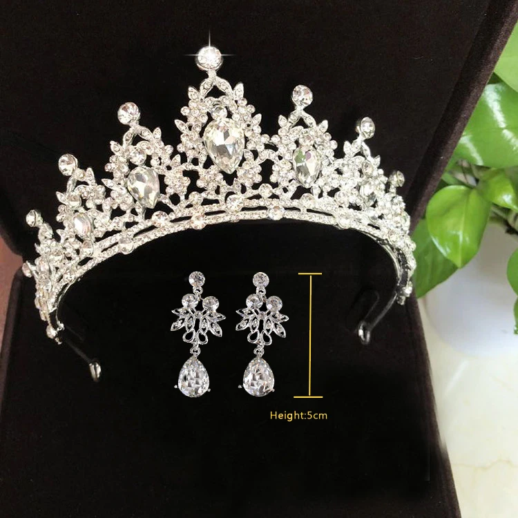 Nova Diversificada de Prata Noiva Coroas de Cristal Moda Pérola Cocar De Casamento da Rainha hiar Acessórios Jóia Do Cabelo Do Casamento Headpiece (17)