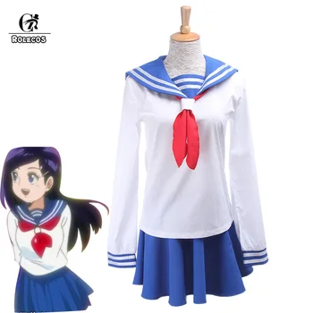 

ROLECOS Mob Psycho 100 Cosplay Costume Kurata Tome Cosplay Mezato chi Tsubomi Anime Costume Girl School Uniform Women Halloween