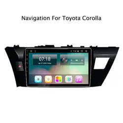 NaviTopia 10,1 дюймов четырехъядерный/8 Octa core Android 7,1/8,1 автомобильный DVD Мультимедиа gps навигация для Toyota Levin corolla 2014-2016