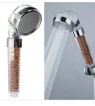 

New Handheld Water Saving Shower Head Bath Shower Nozzle Sprinkler Sprayer Filter Transparent Hand Shower Head Showerhead