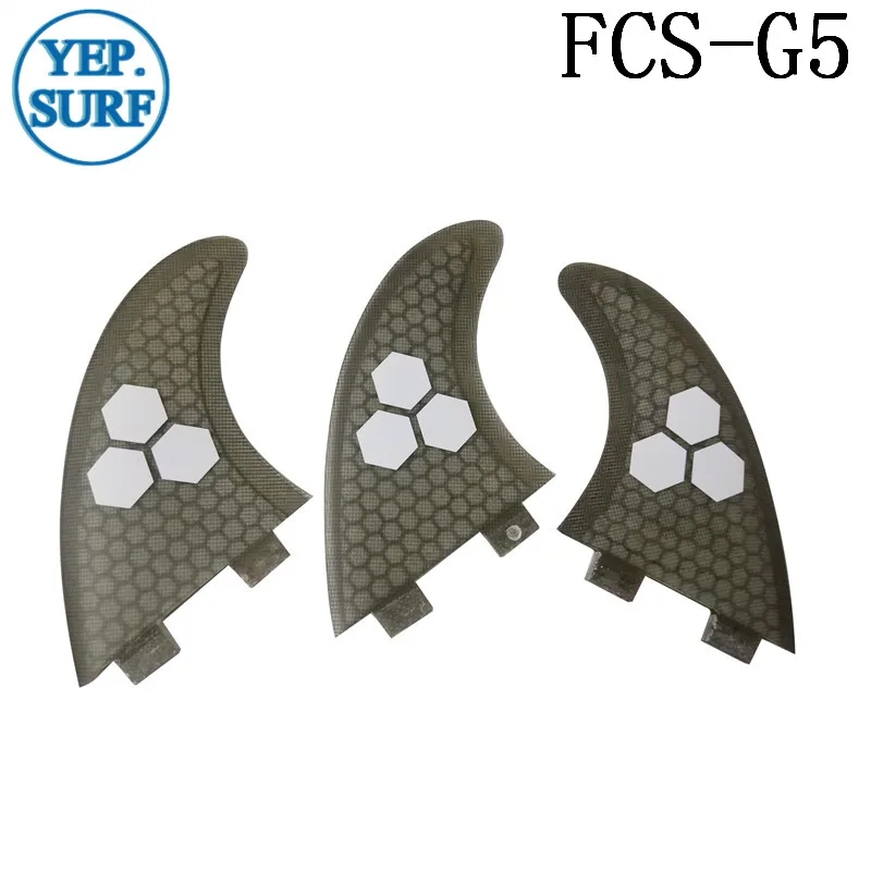 Плавник для серфинга FCS G5 Fin сотовый плавник доски серые аксессуары