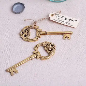 

Gold Key Wine Bottle Opene Wedding Party Bridal Shower Favor Guest Gift Present Men