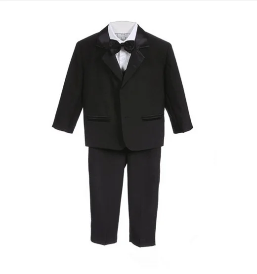 Baby Boys Suits 5 Pieces Formal Tuxedo Suit Brand Newborn Baby Boy Baptism Christening Gown Infant