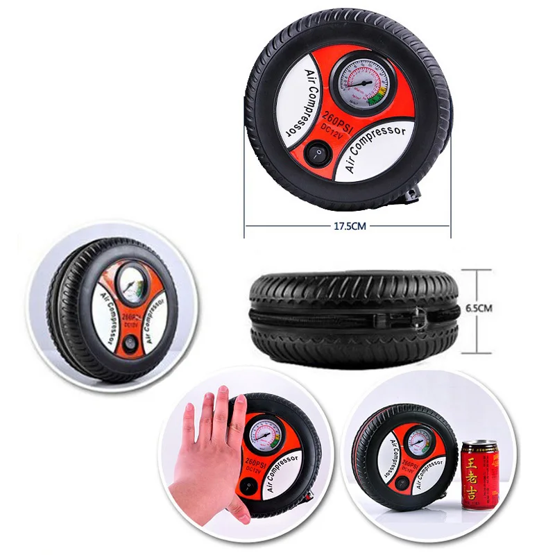 Koop Mini Draagbare Auto Air Compressor 12 V Auto Opblaasbare Pompen Elektrische Tire Opblazen YAN88