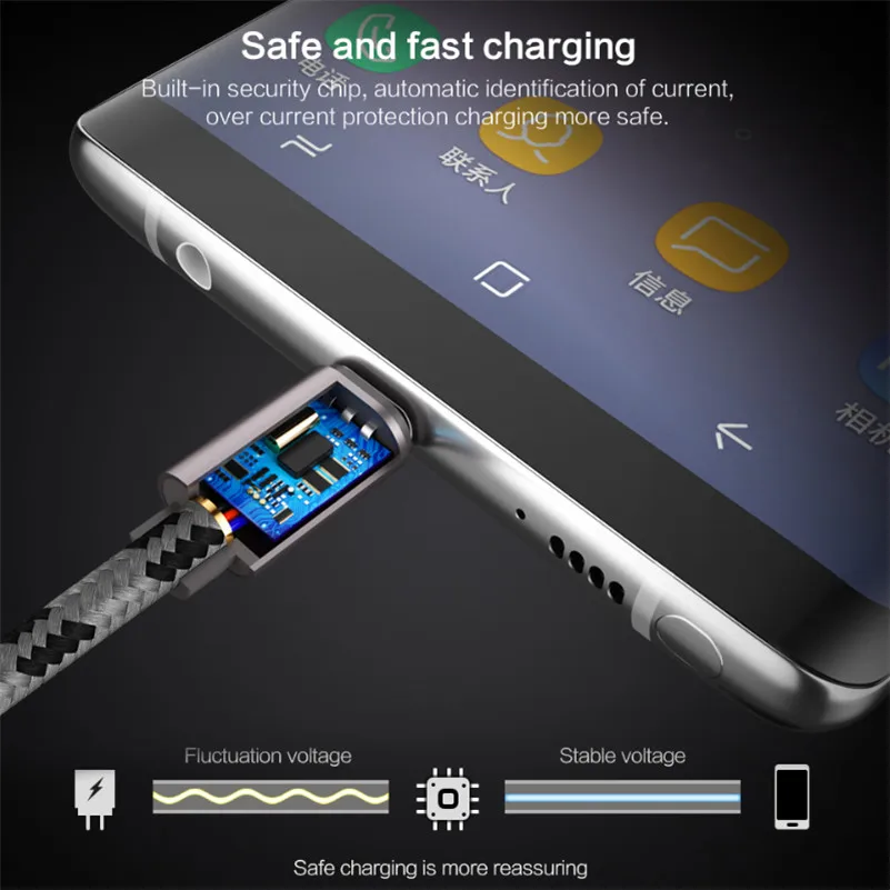 USB Type C кабель для быстрой зарядки Xiaomi Mi 8 SE A2 6X A1 5X Mix 2s Max 3 2 6 1 передачи данных