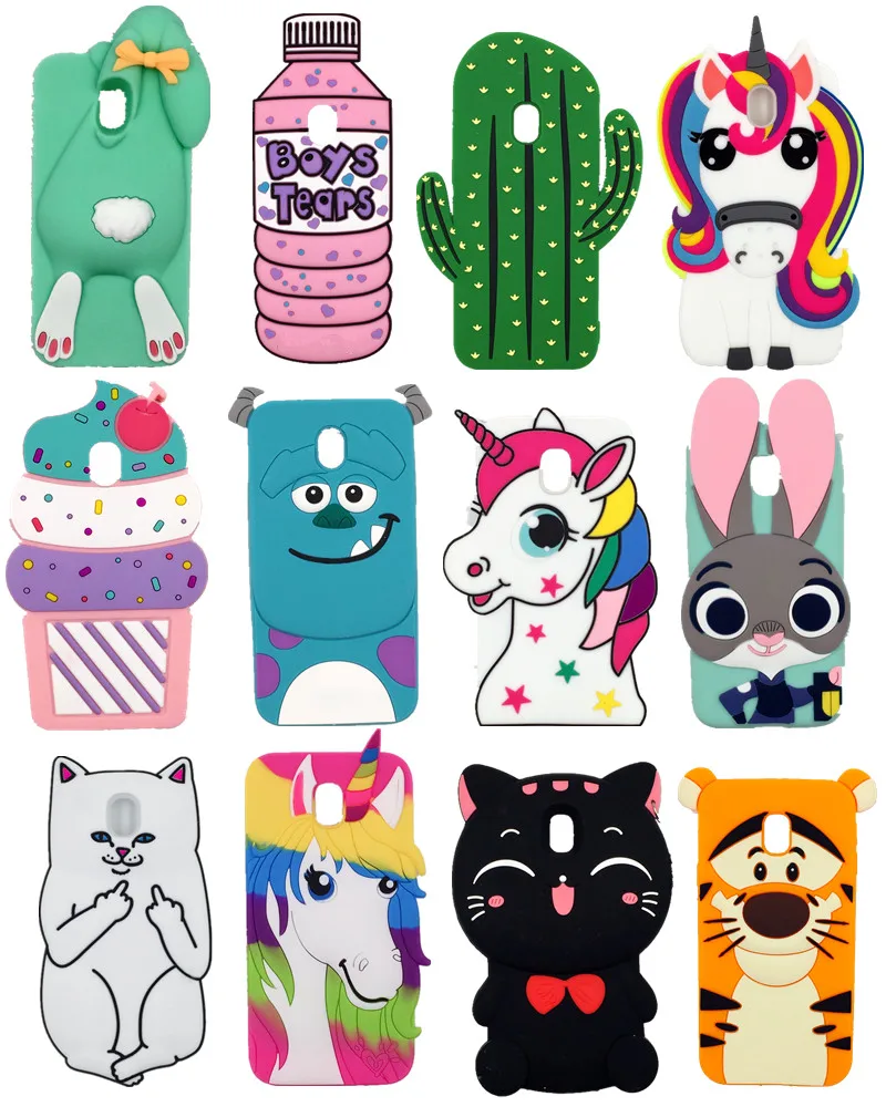 

For Samsung J5 2017 Case Cover J5 Pro Cute 3D Cat Unicorn Soft Silicone Case For Samsung Galaxy J5 2017 J530 EU Version Case